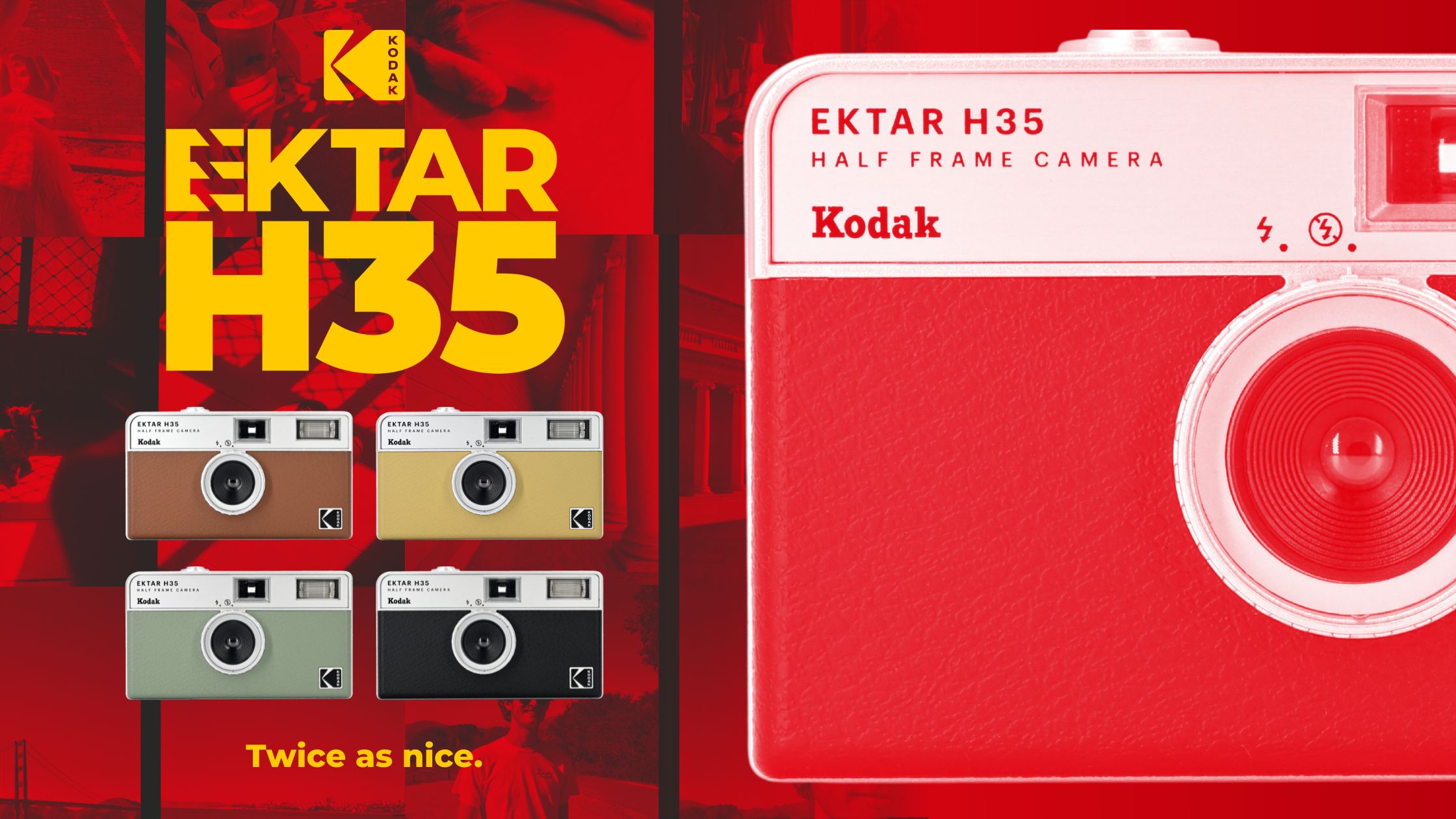 Kodak Ektar H35 Half-Frame 35mm Film Camera - Beautiful!